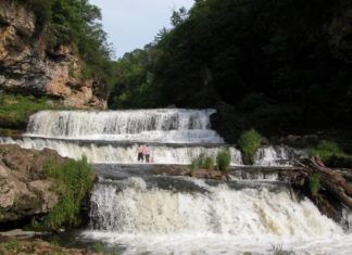 Willow Falls in Hudson Wisconsin