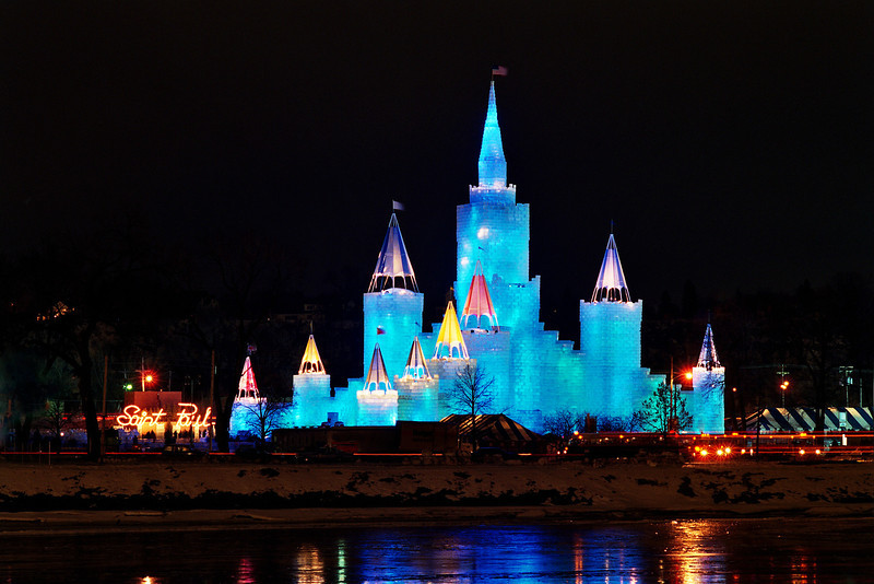 Experience the magic of the St. Paul Winter Carnival Ice Palace once