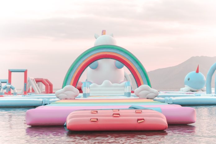 unicorn island float