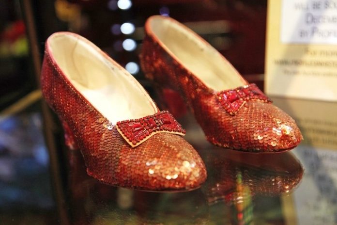 After 13 years, Dorothy's stolen ruby red slippers have finally found their way home