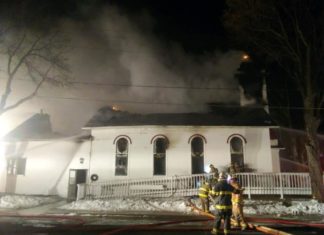 160-year-old church burns down in Norwood