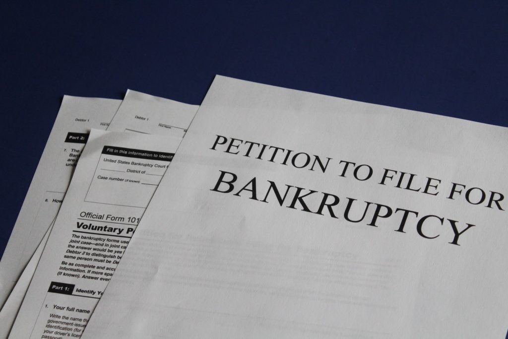 A petition to file for bankruptcy virtually, made easier in the time of coronavirus